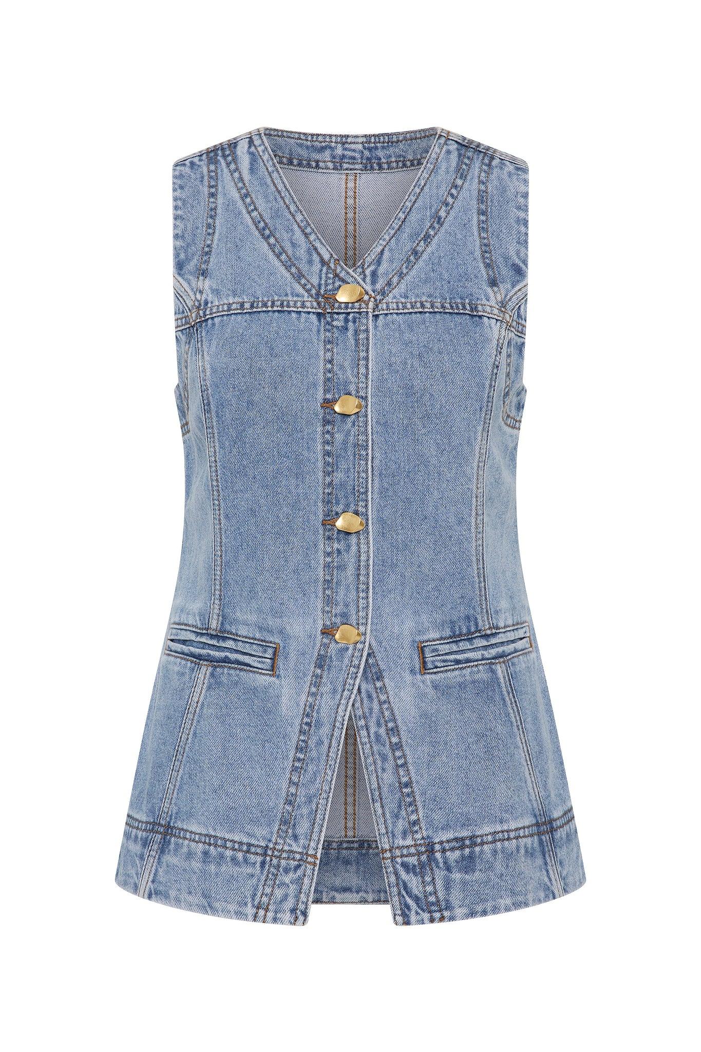Holland Denim Vest Product Image