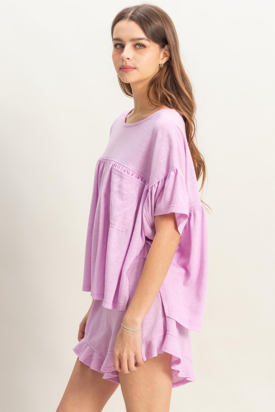 Pocket Det Boxy Top Product Image