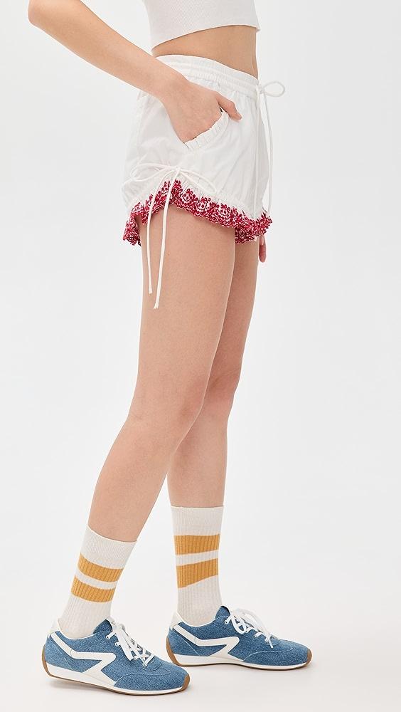Damson Madder Jenna Bloomer Cherries Shorts | Shopbop Product Image