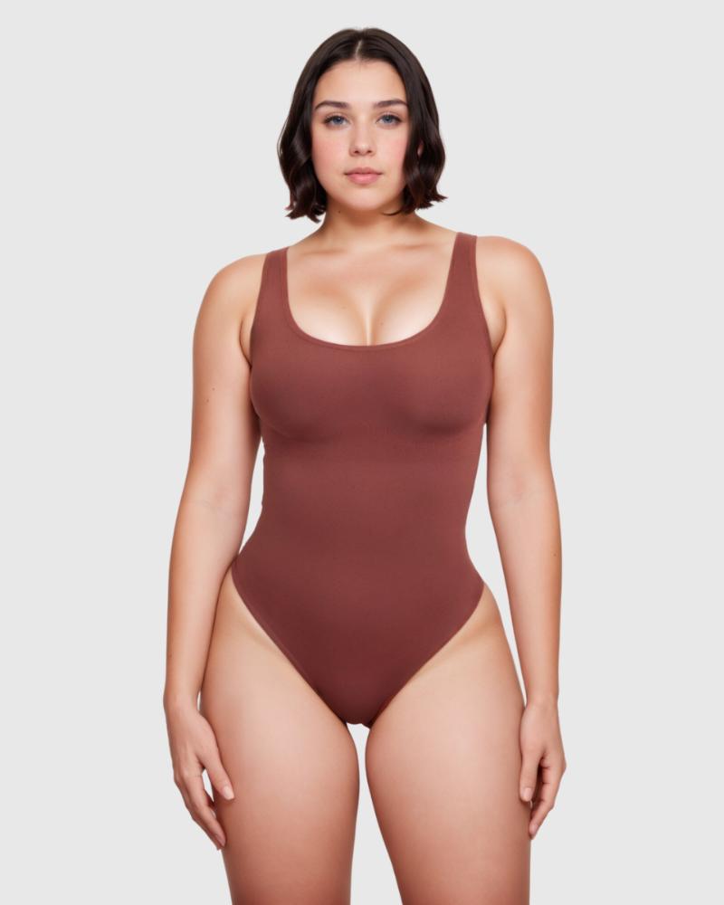 Revenge Body Square Neck Snatched Bodysuit Product Image