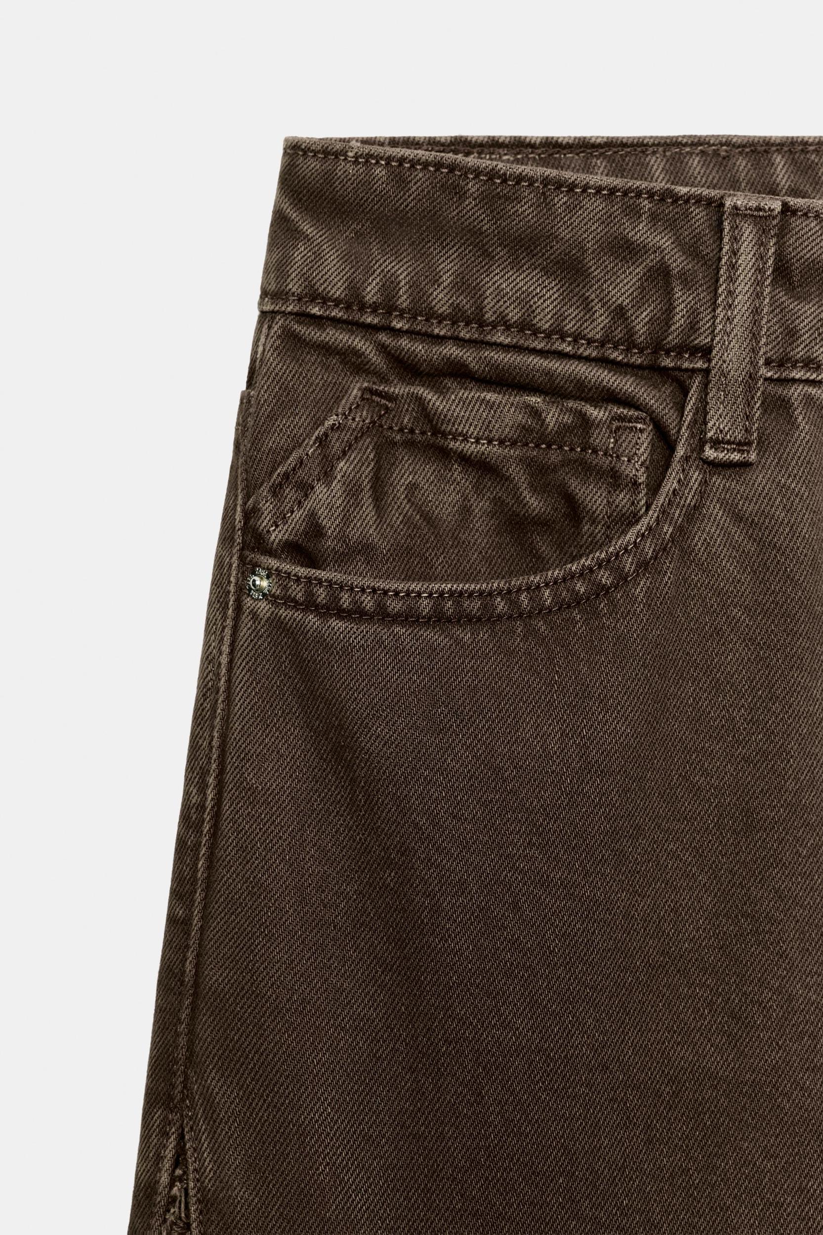 Z1975 LOOSE FIT MID-RISE CROCHET JEANS Product Image