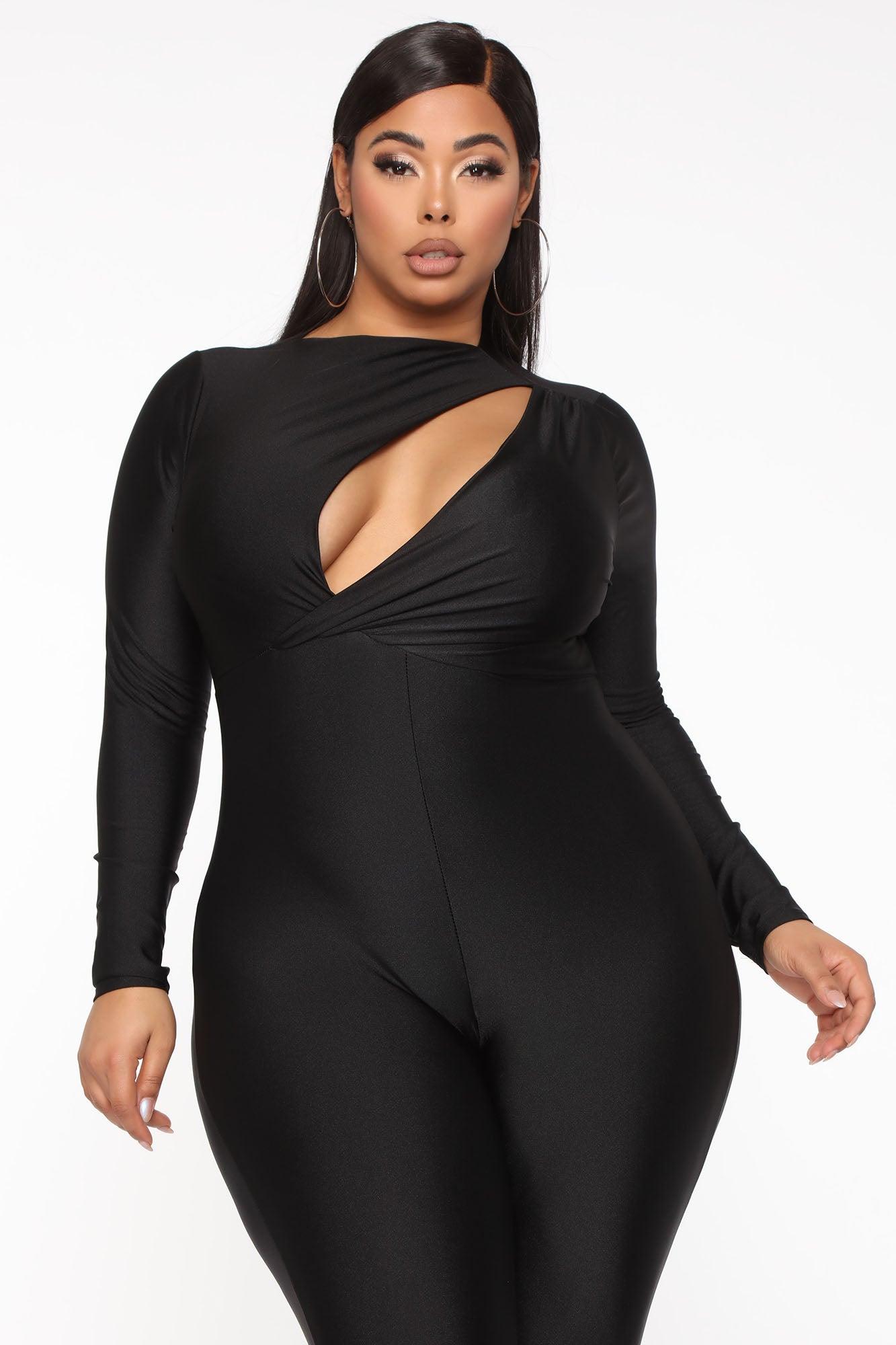 Give Me Some More Jumpsuit - Black Product Image