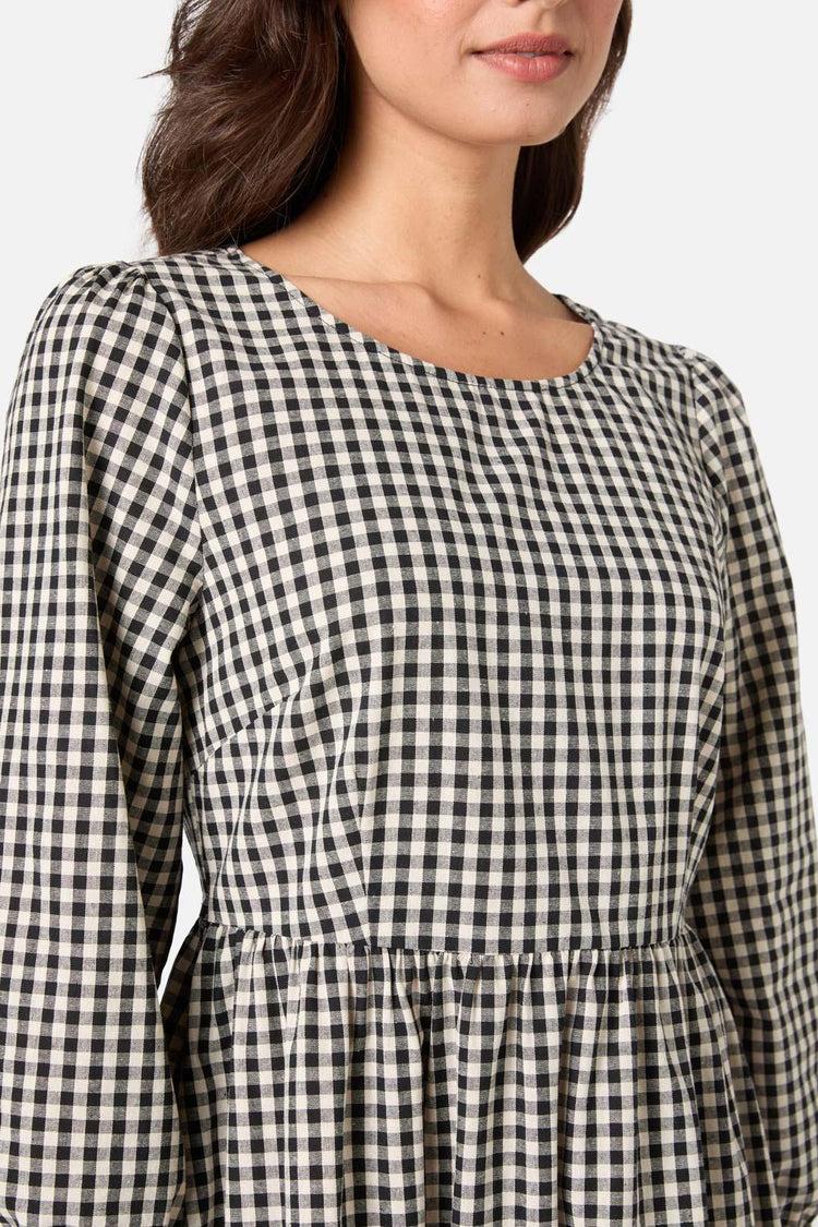 Renae Check Midi Dress Product Image