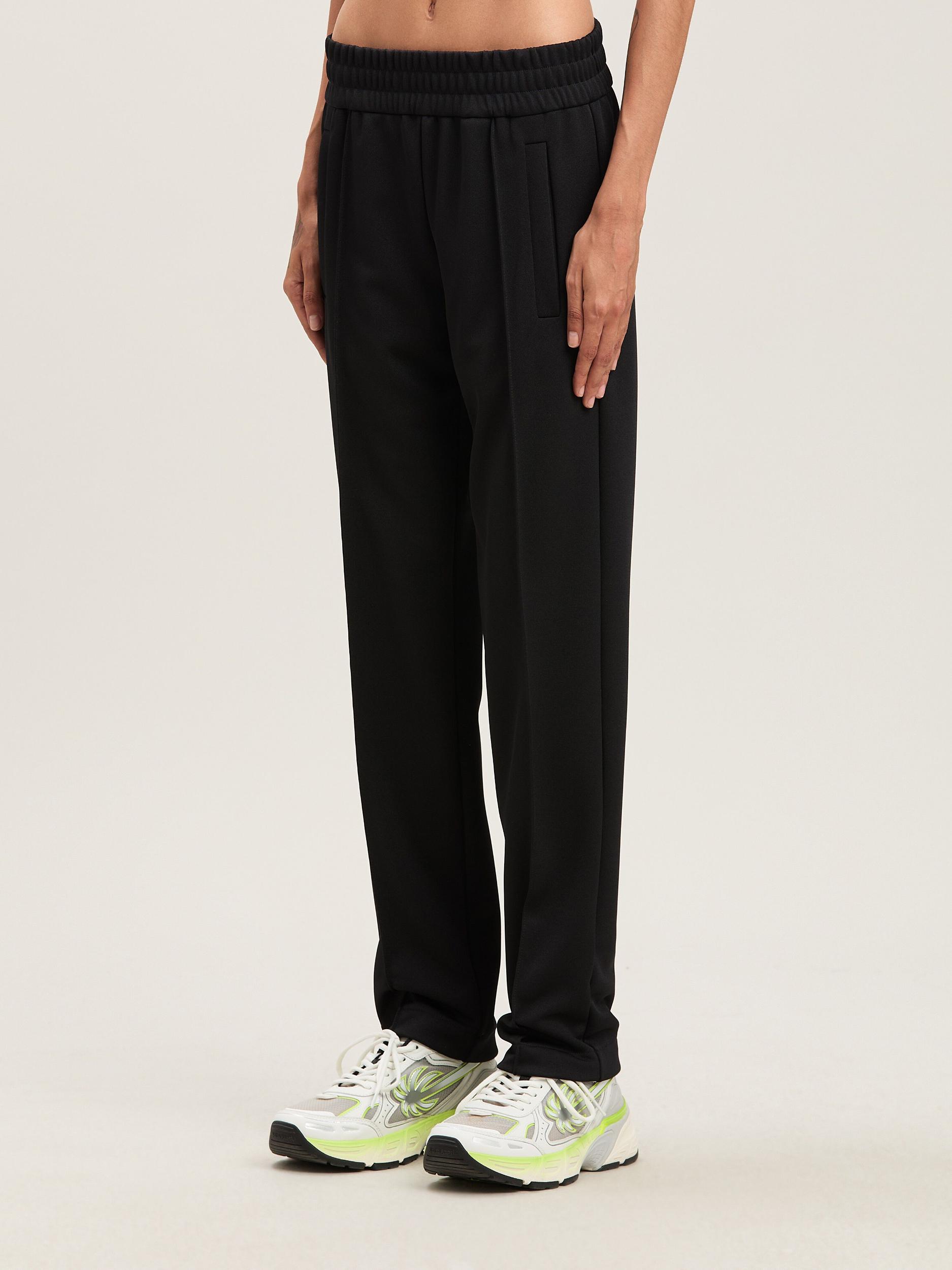 BACK CURVED LOGO TRACK PANTS BLACK - OFF Product Image