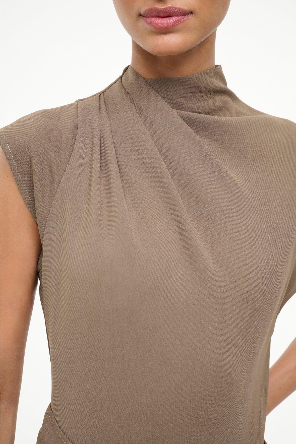 DAVINA DRESS | TRUFFLE Product Image