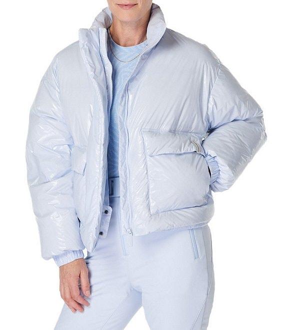 Sweaty Betty High Shine Water Resistant Cropped Puffer Ski Jacket Product Image