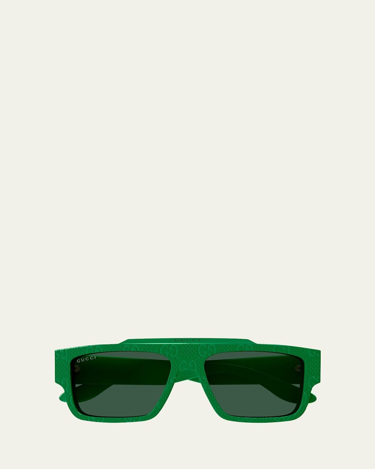 Mens GG1460Sm Acetate Rectangle Sunglasses Product Image