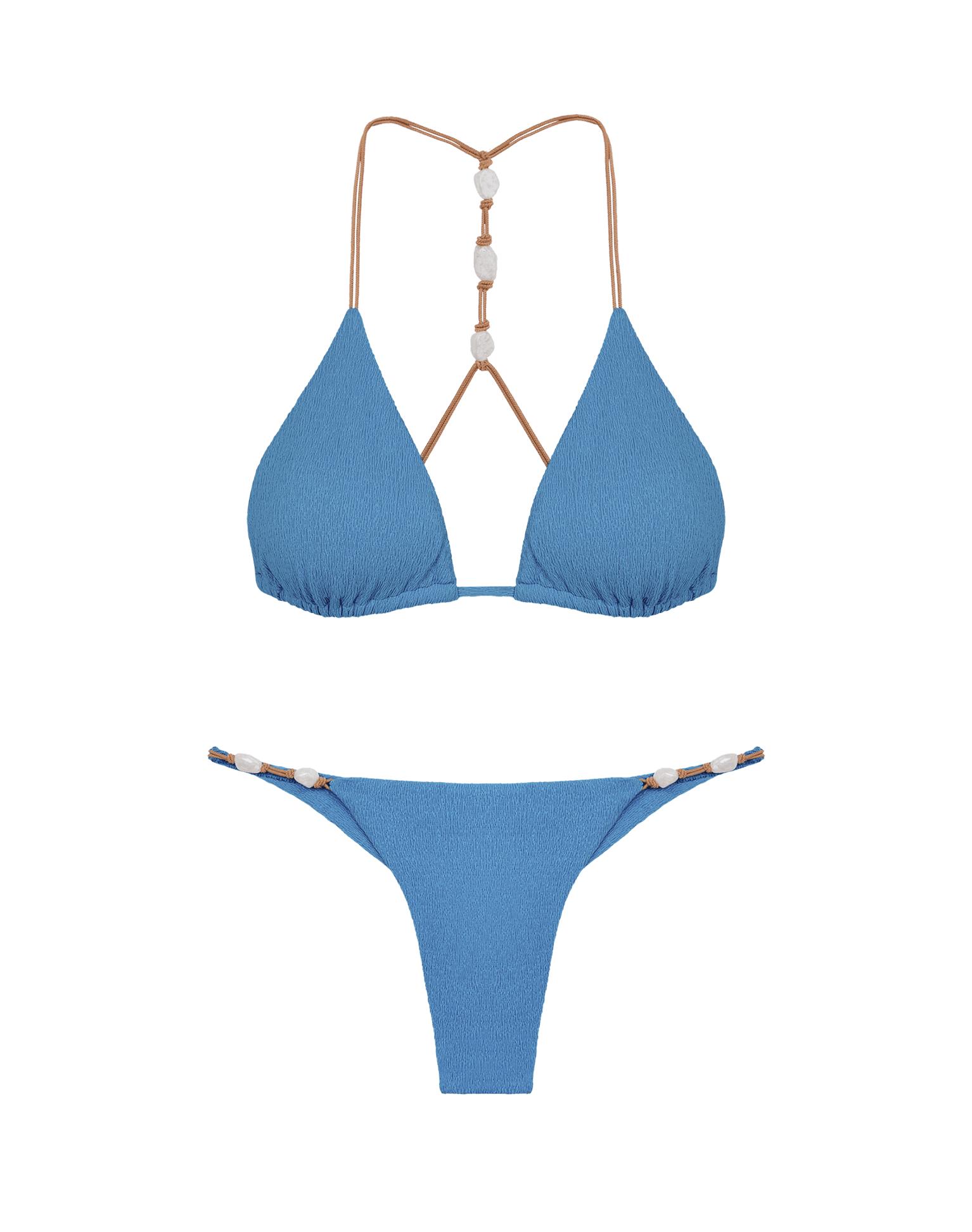 Firenze Ney T Back Tri Top - Beach Front Product Image