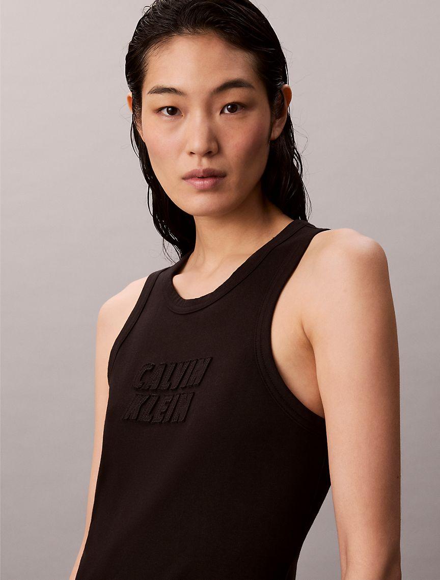 Calvin Klein Logo Midi Tank Dress Product Image