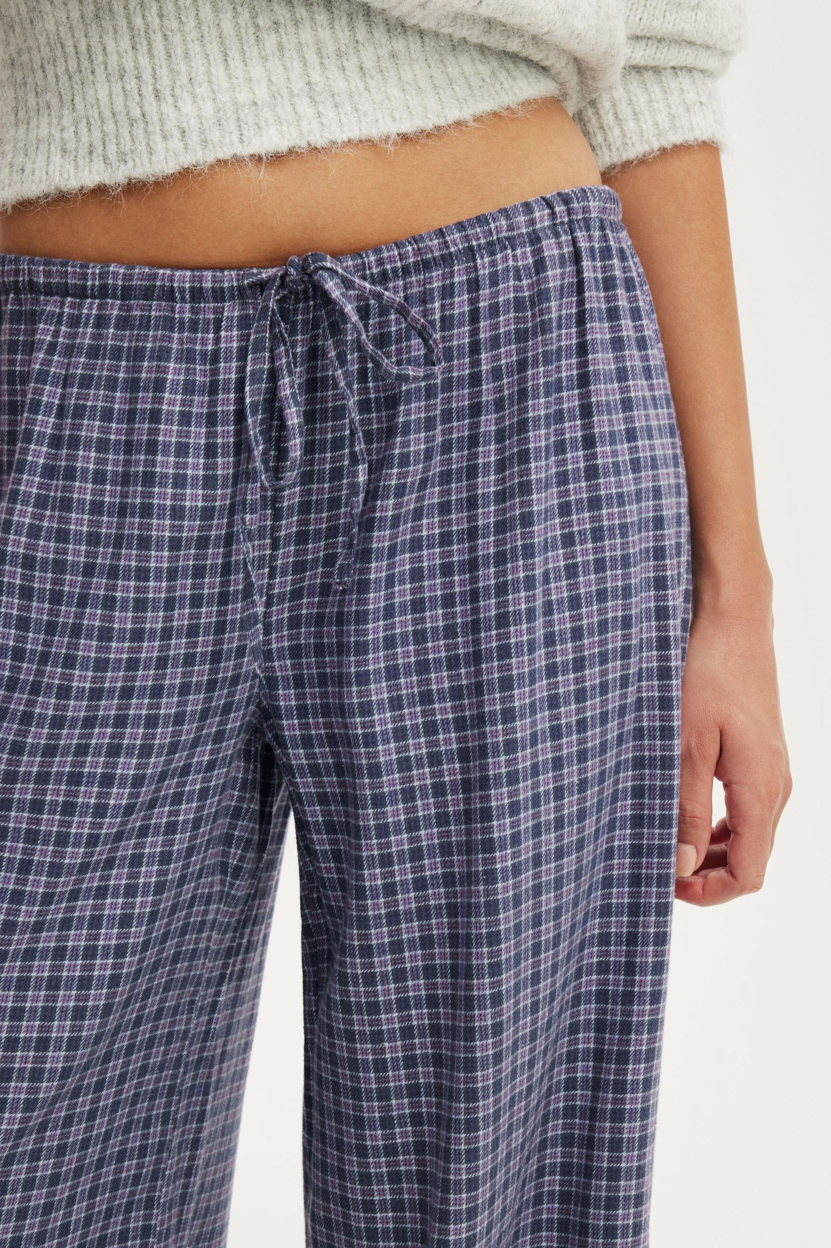 Cloud Soft Flannel Wide Leg Pant Product Image