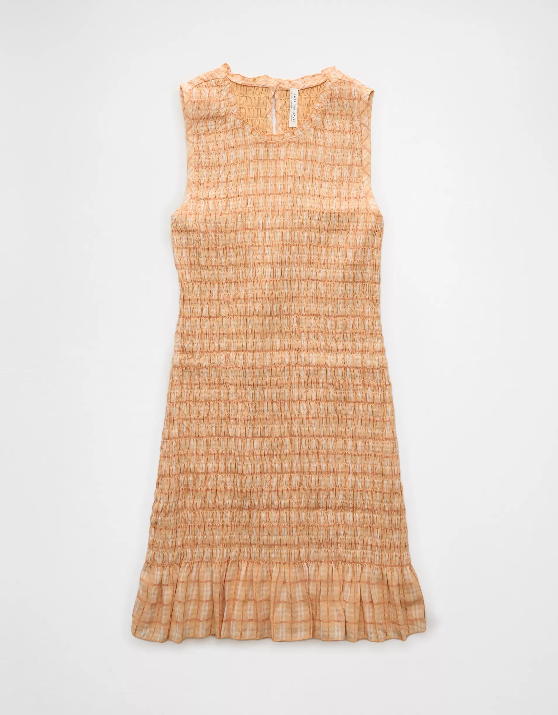 AE Smocked Bodycon Mini Dress Product Image