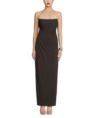 Patrice Ruched Matte Jersey Gown   Product Image