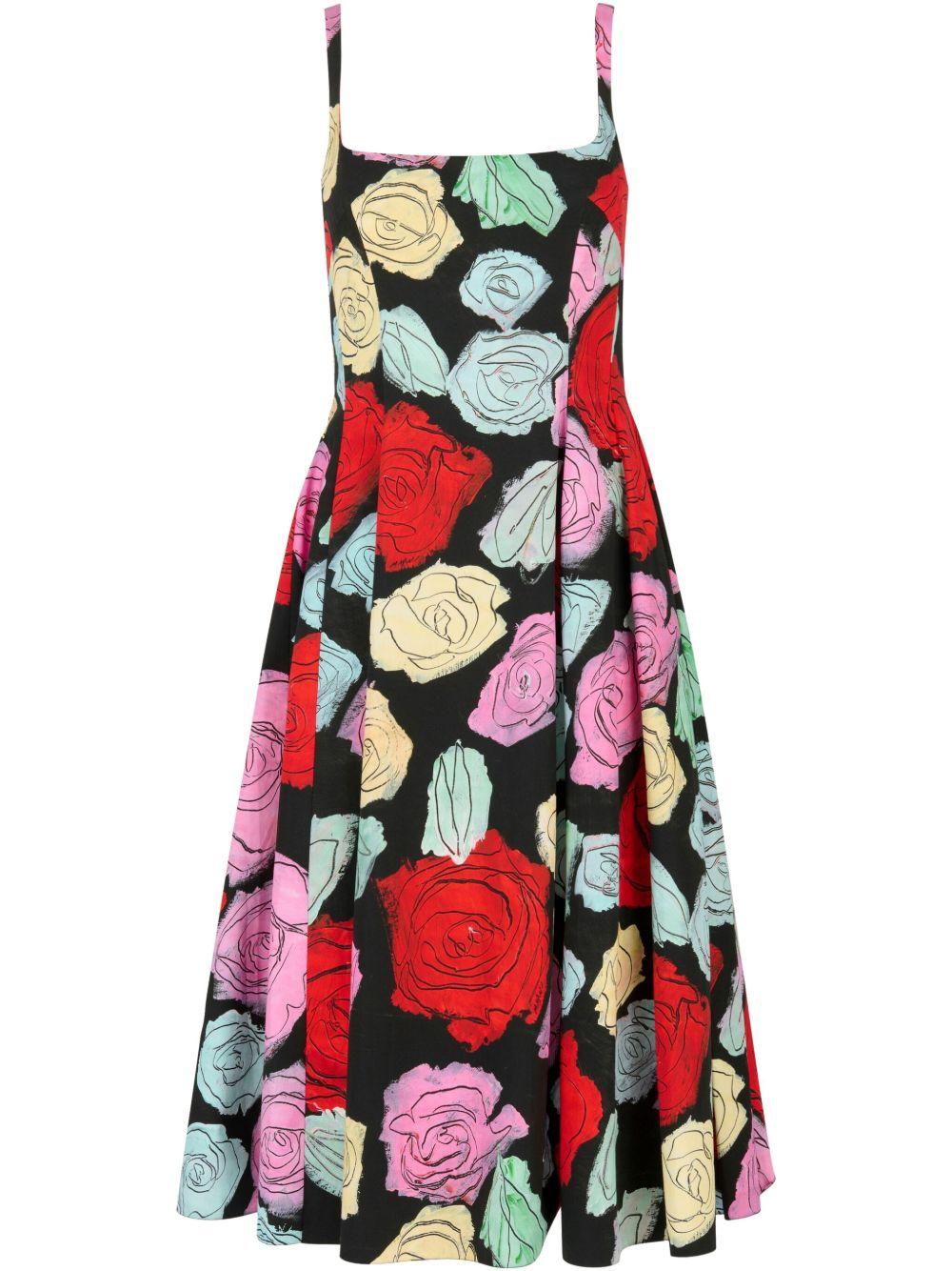 floral-print A-line dress Product Image