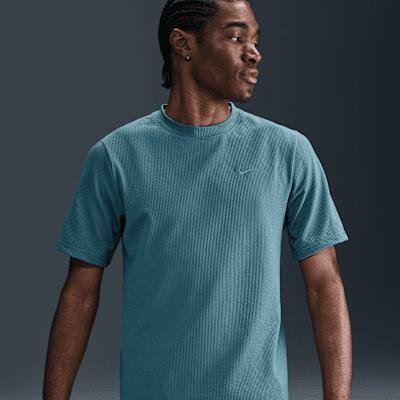 Nike Mens Primary Dri-FIT Seersucker Short-Sleeve Versatile Top | HJ4043-006 Product Image