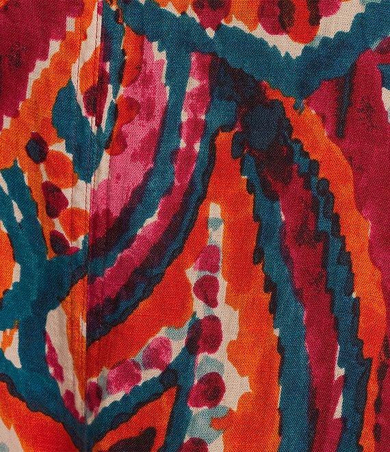 Westbound Plus Size Short Sleeve V-Neck Tie Front Top Product Image