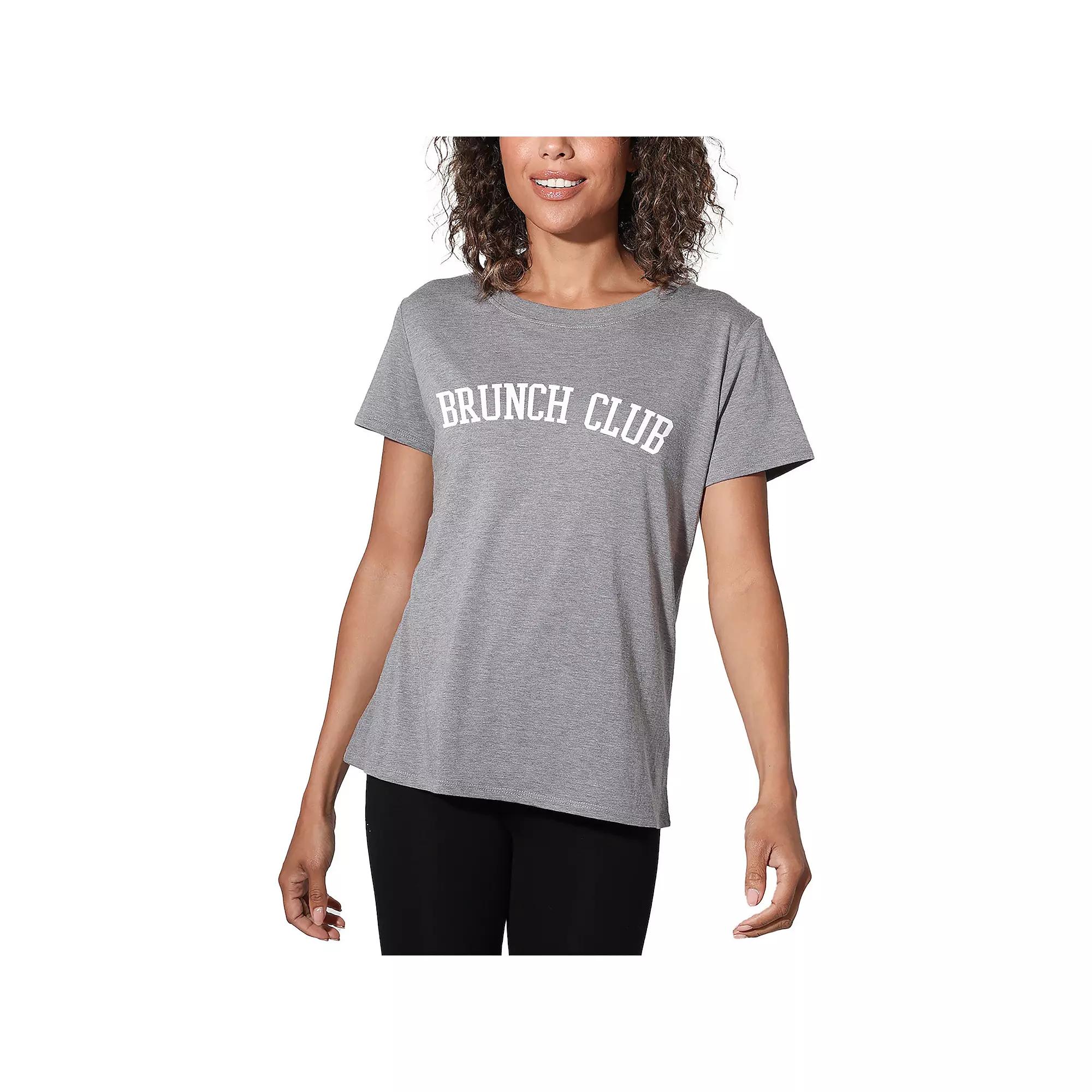 Juniors' Suburban Riot Brunch Club Loose Graphic Tee, Girl's,  Product Image