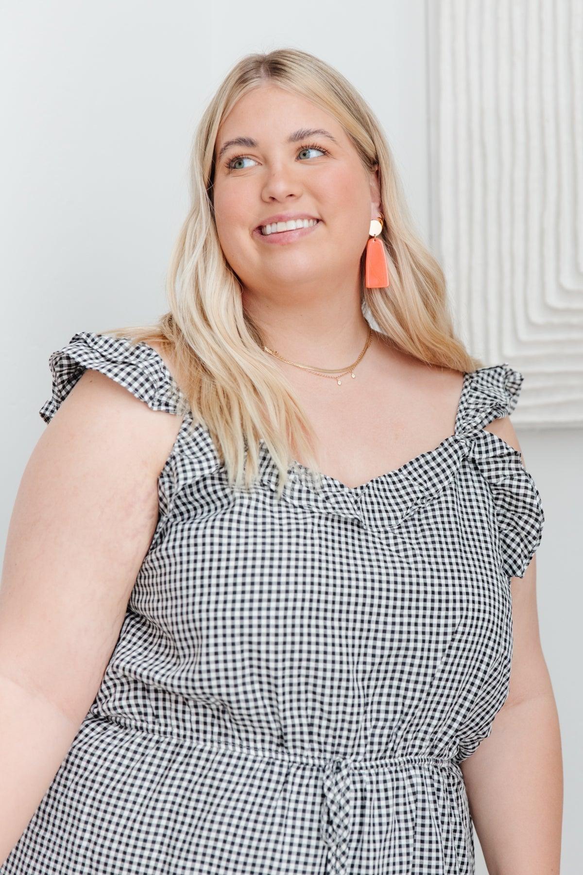 Modern Stripes Sleeveless Jumpsuit (Online Exclusive) Product Image