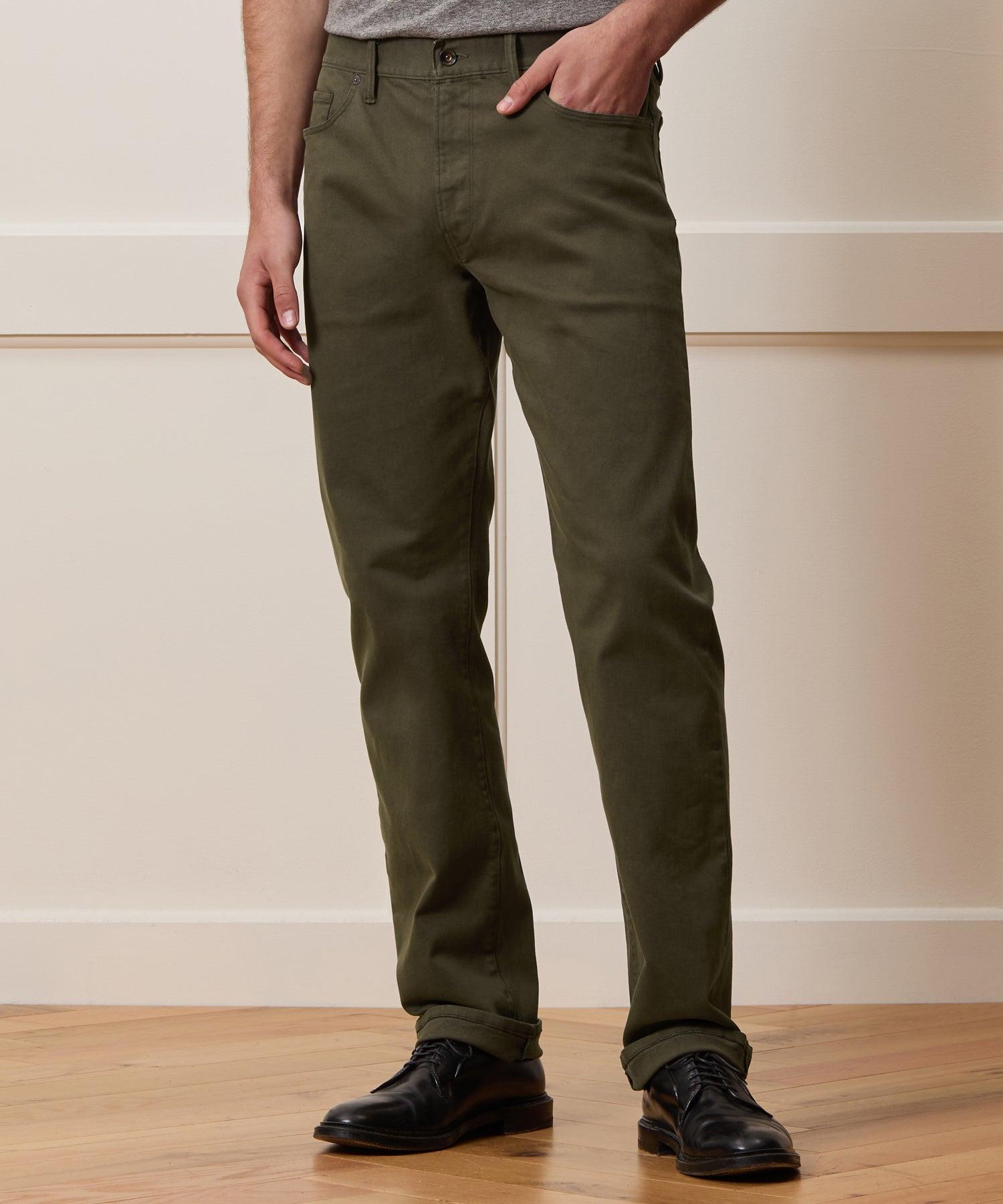Straight Fit 5-Pocket Chino Product Image