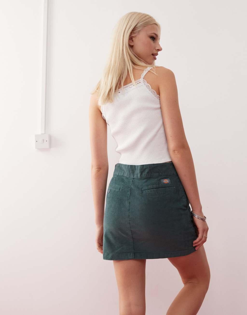 Dickies Seasonal mini skirt in teal Product Image