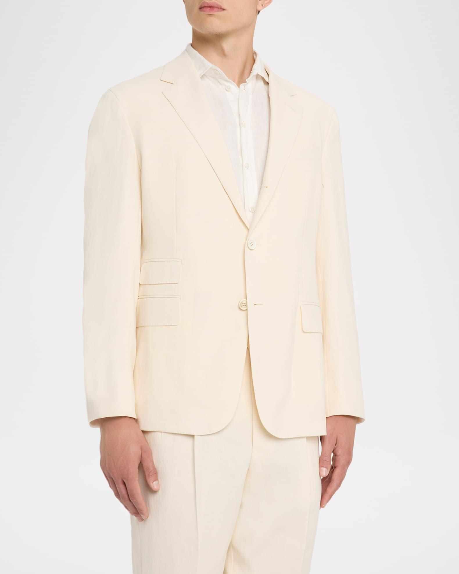 Men's Linen Cavendish Single-Breasted Sport Coat Product Image
