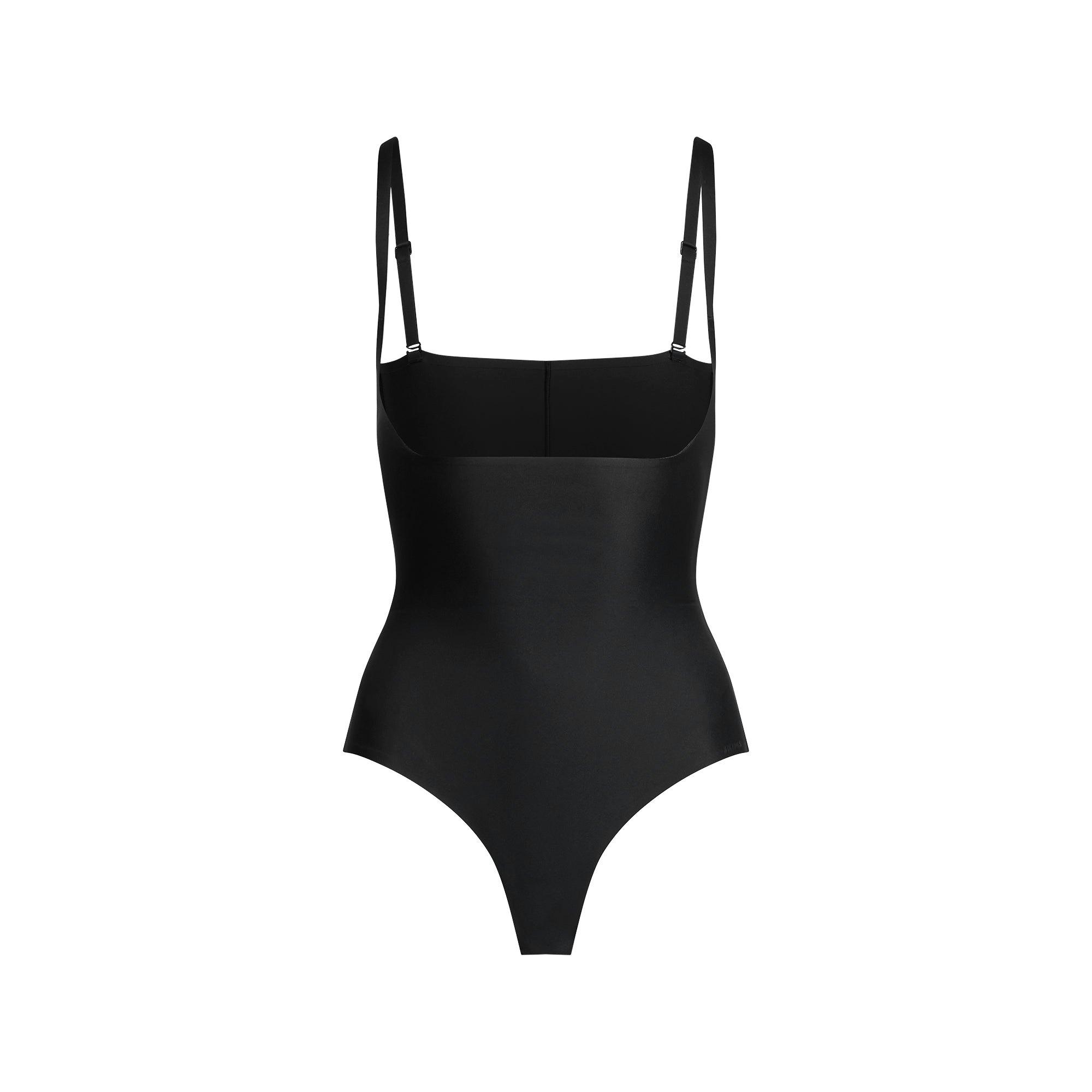 SKIMS BODY CORE SCULPT OPEN BUST THONG BODYSUIT | ONYX Product Image