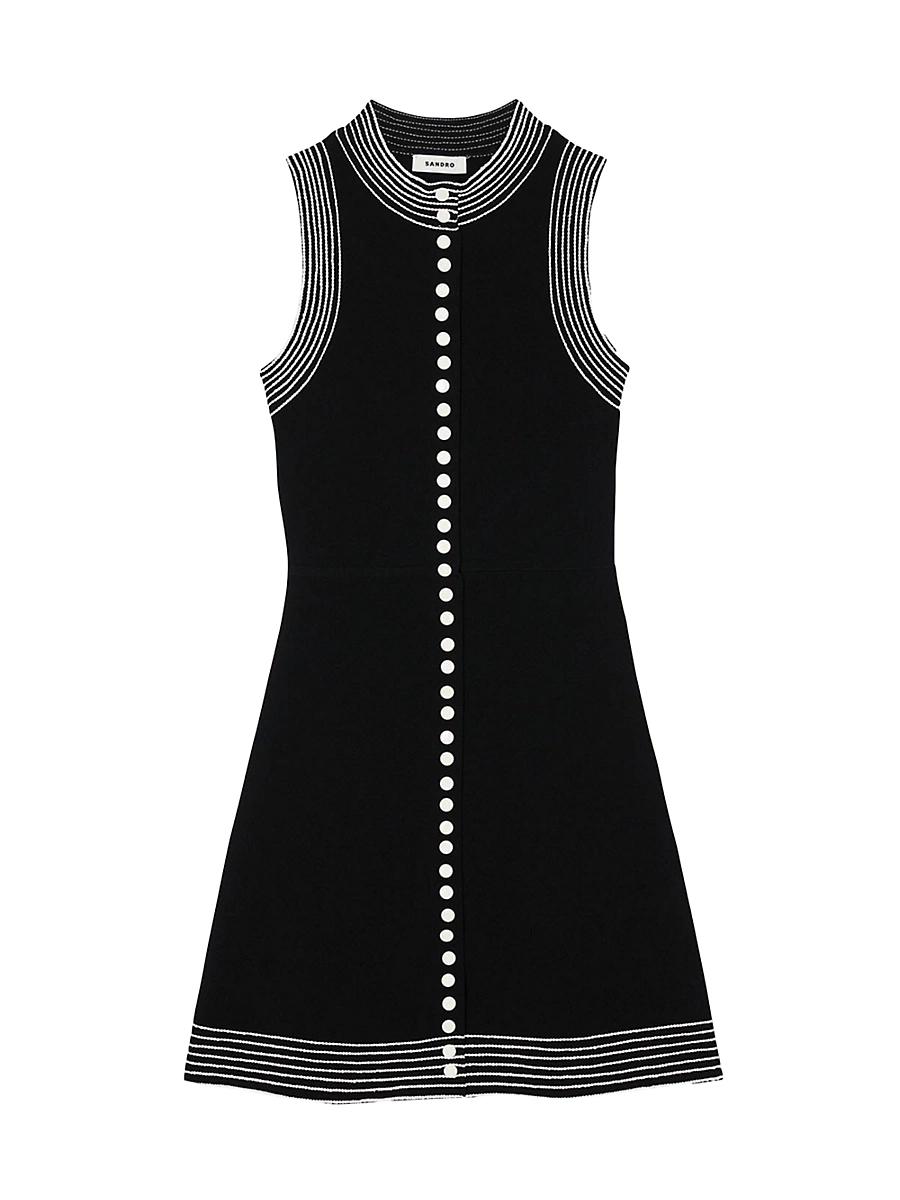 Womens Short Button-Up Dress Product Image