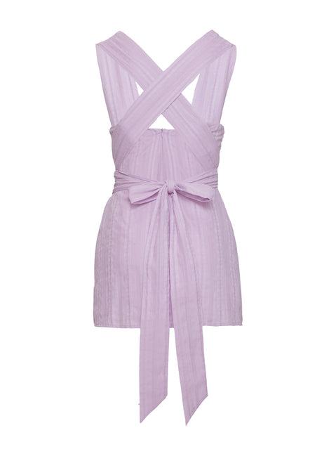 Alsace Mini Dress Lilac Product Image