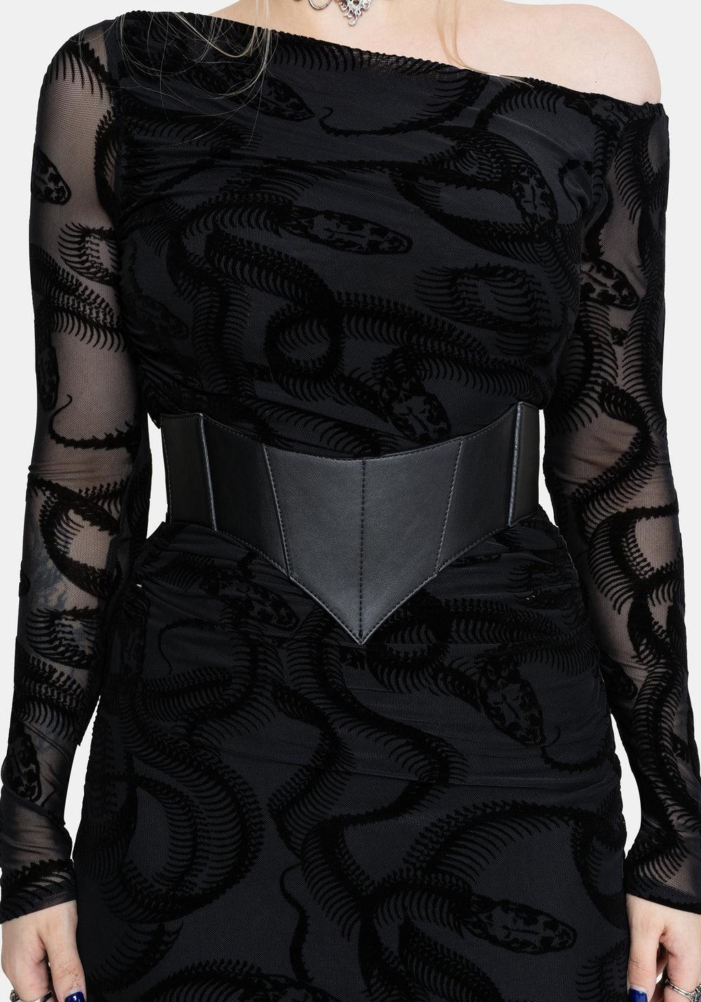 Airie Pointed Detail Waist Belt Product Image
