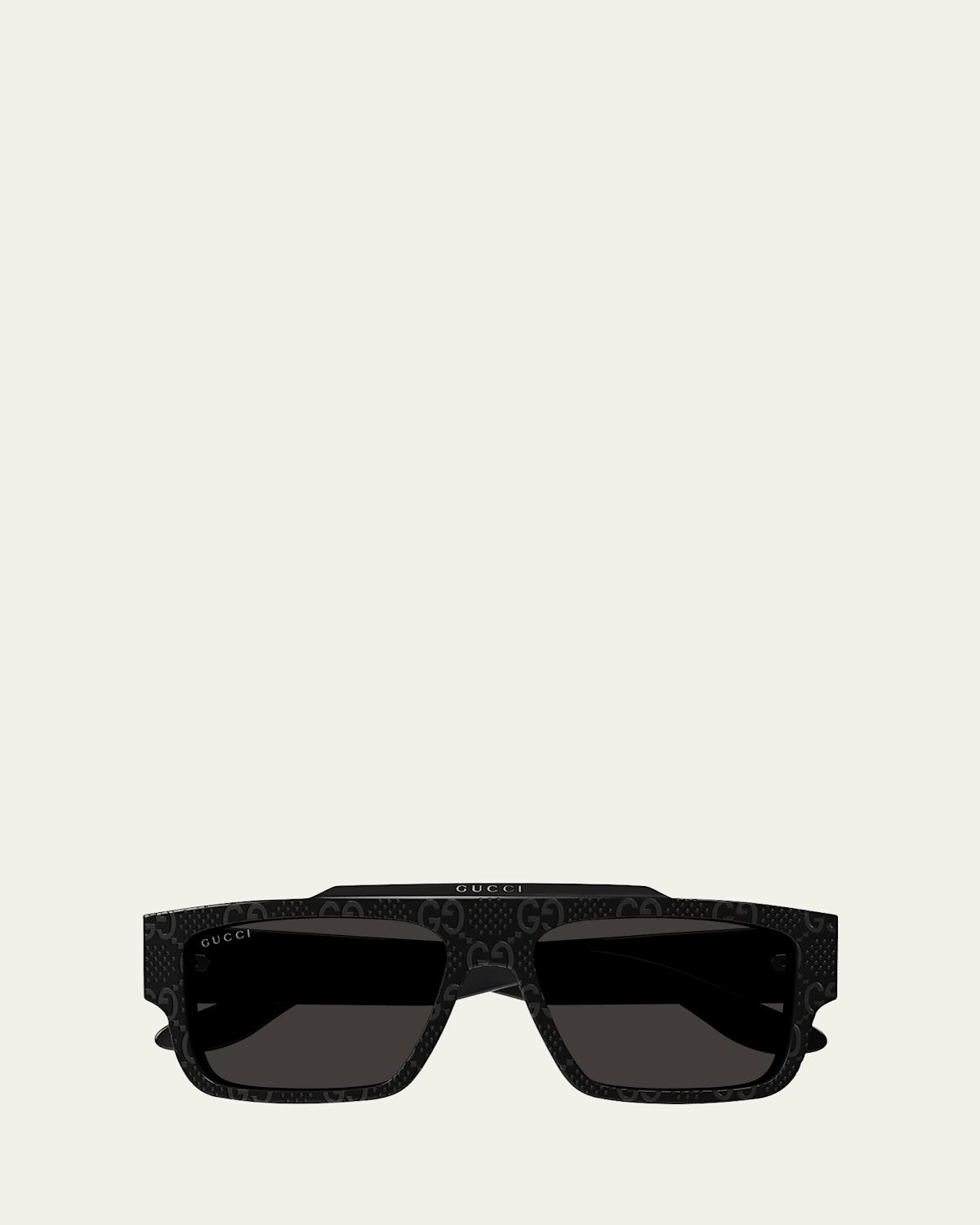Mens GG1460Sm Acetate Rectangle Sunglasses Product Image