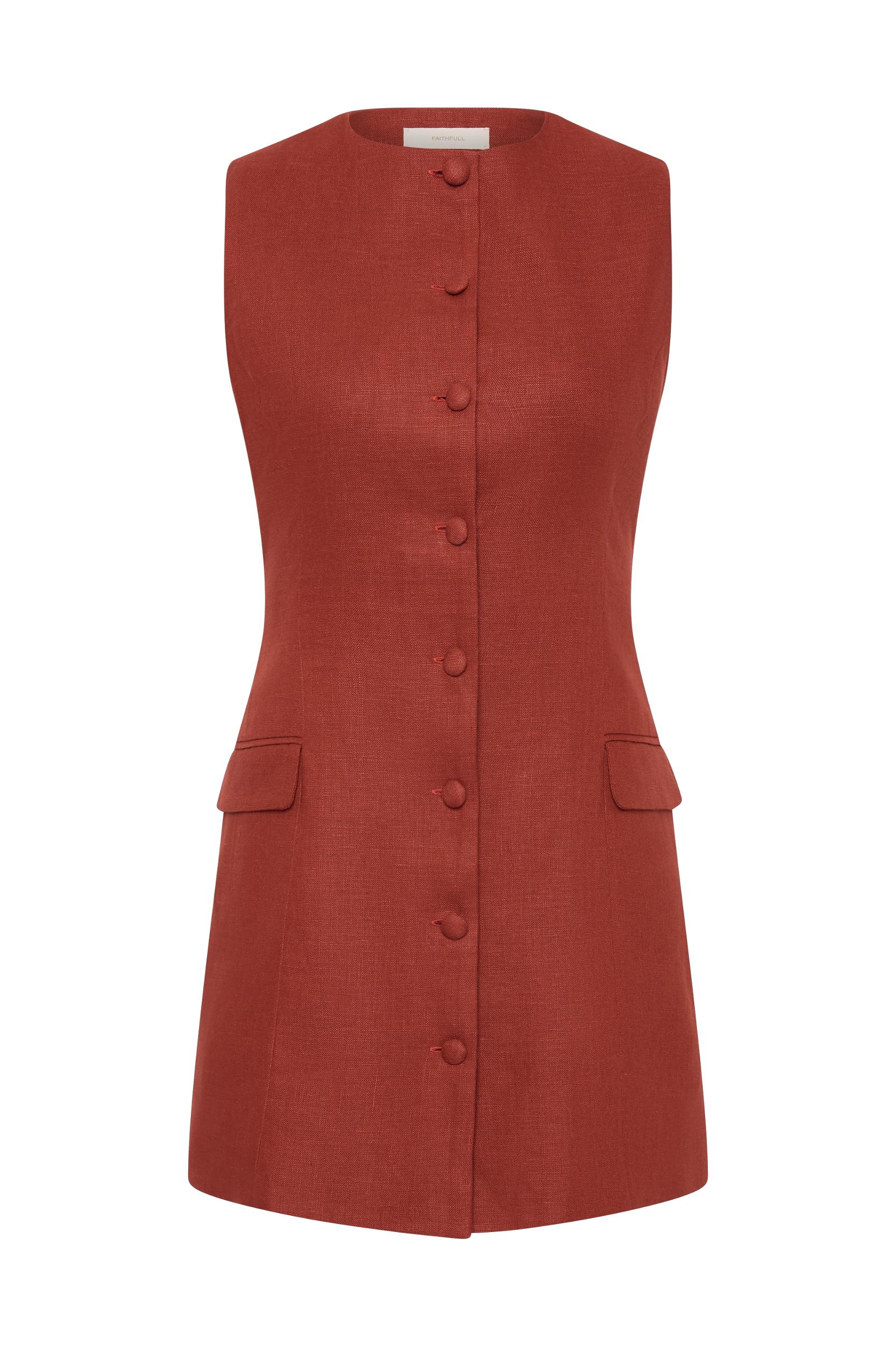 Corbiere Vest Bistre - Final Sale Product Image