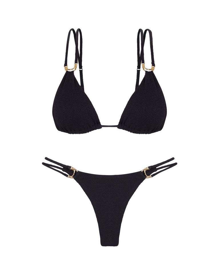 Firenze Callie Detail Bottom - Black Product Image