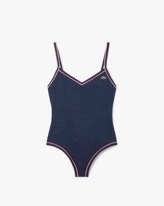 One Piece Trim Accent Swimsuit Product Image