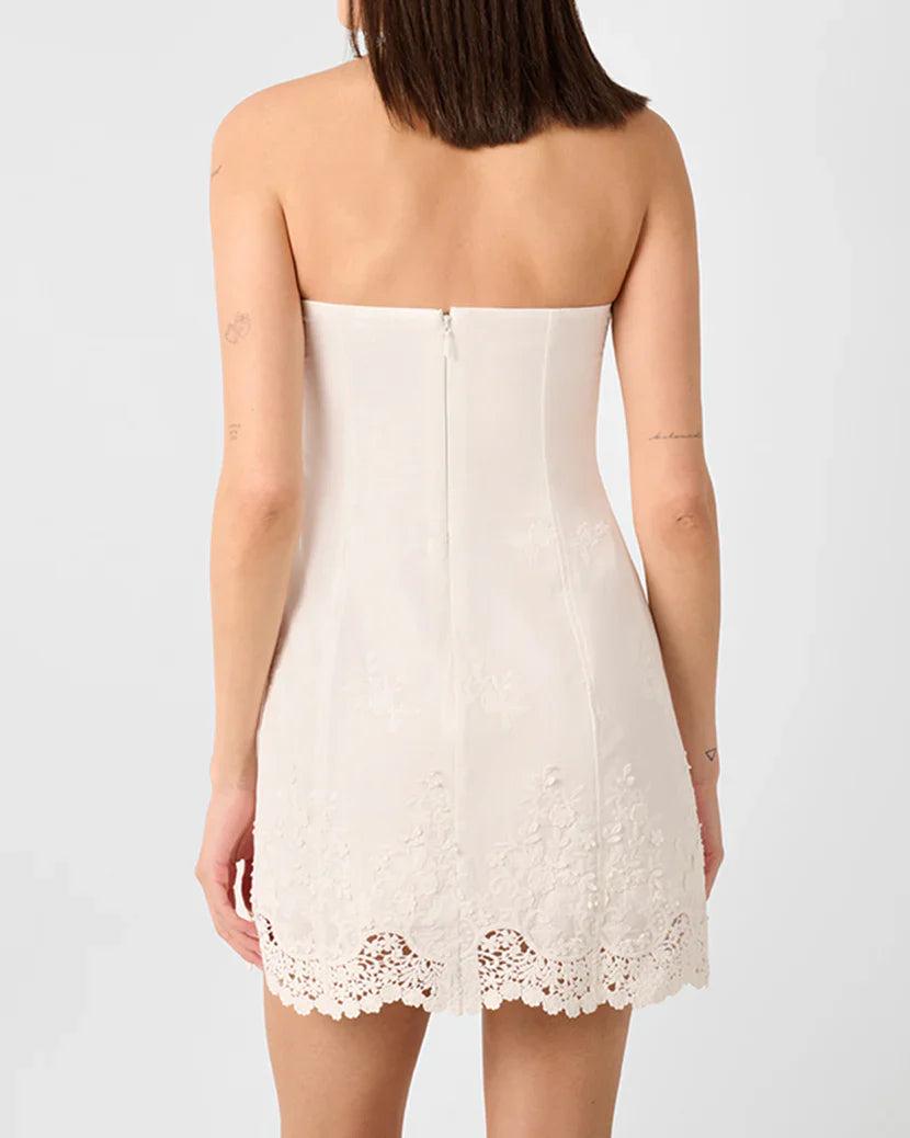 WeWoreWhat Strapless Peplum Mini Dress Product Image