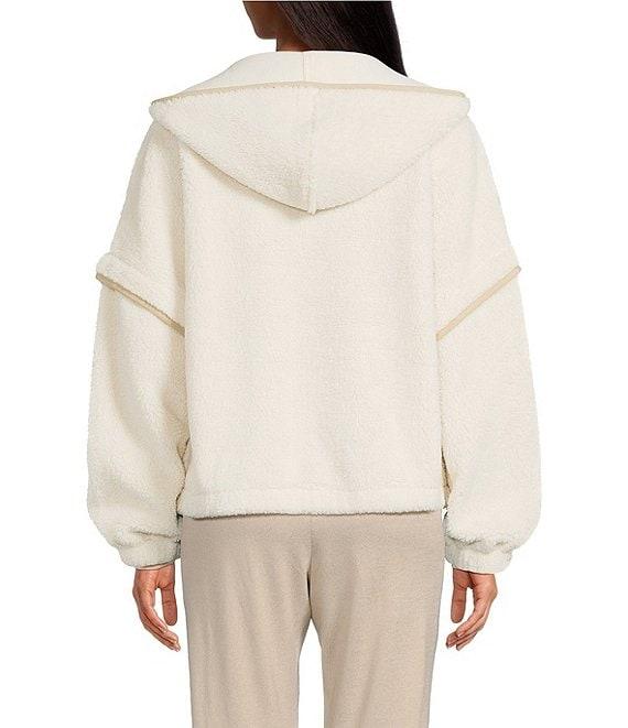 UGG Mariella UGGFluff Long Sleeve Zip-Front Fleece Hoodie Product Image