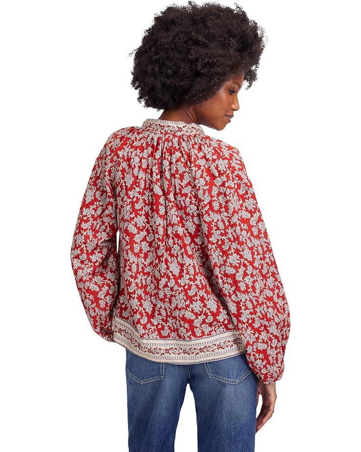 Women's Madewell Tara Top - Printed Cotton Viscose Voile Product Image