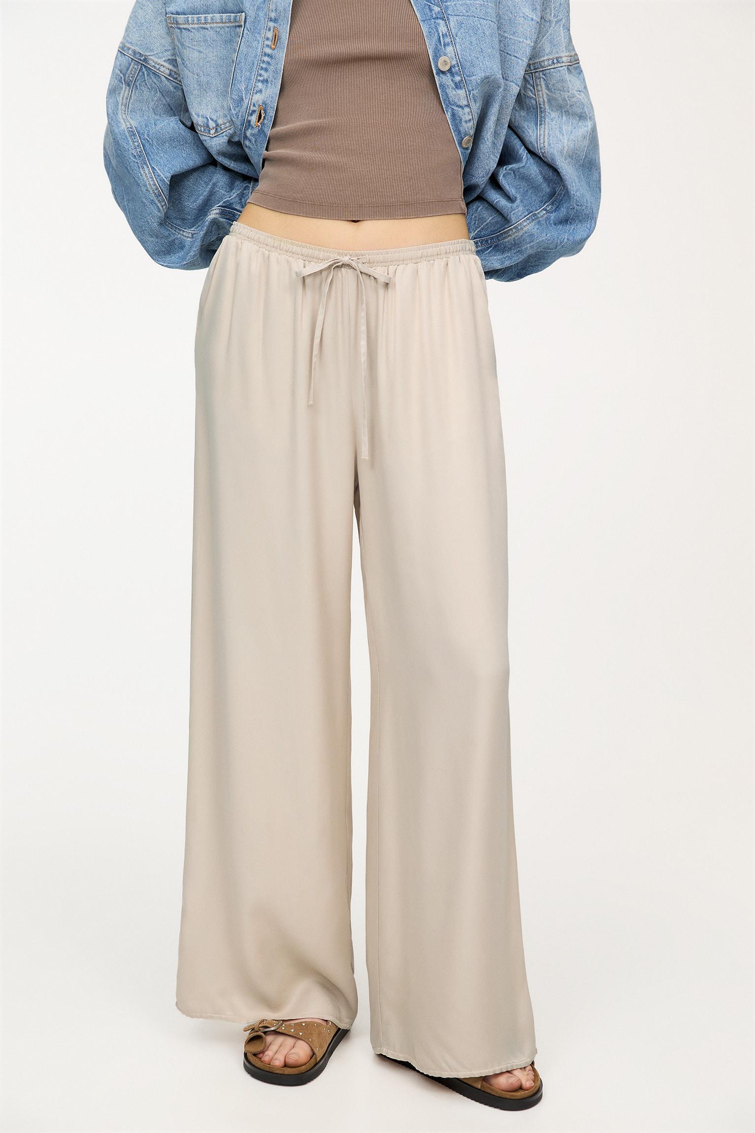 Satin sweatpants Product Image