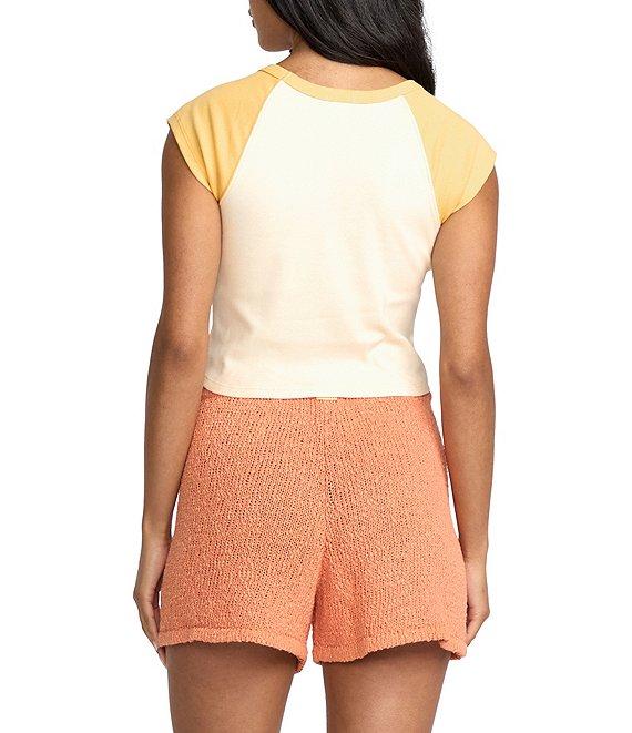 Billabong Beach Club Babe Color Block Raglan Sleeve T-Shirt Product Image