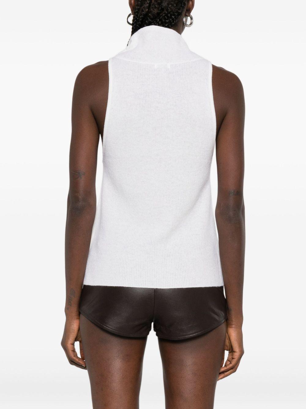 high-neck ribbed vest Product Image