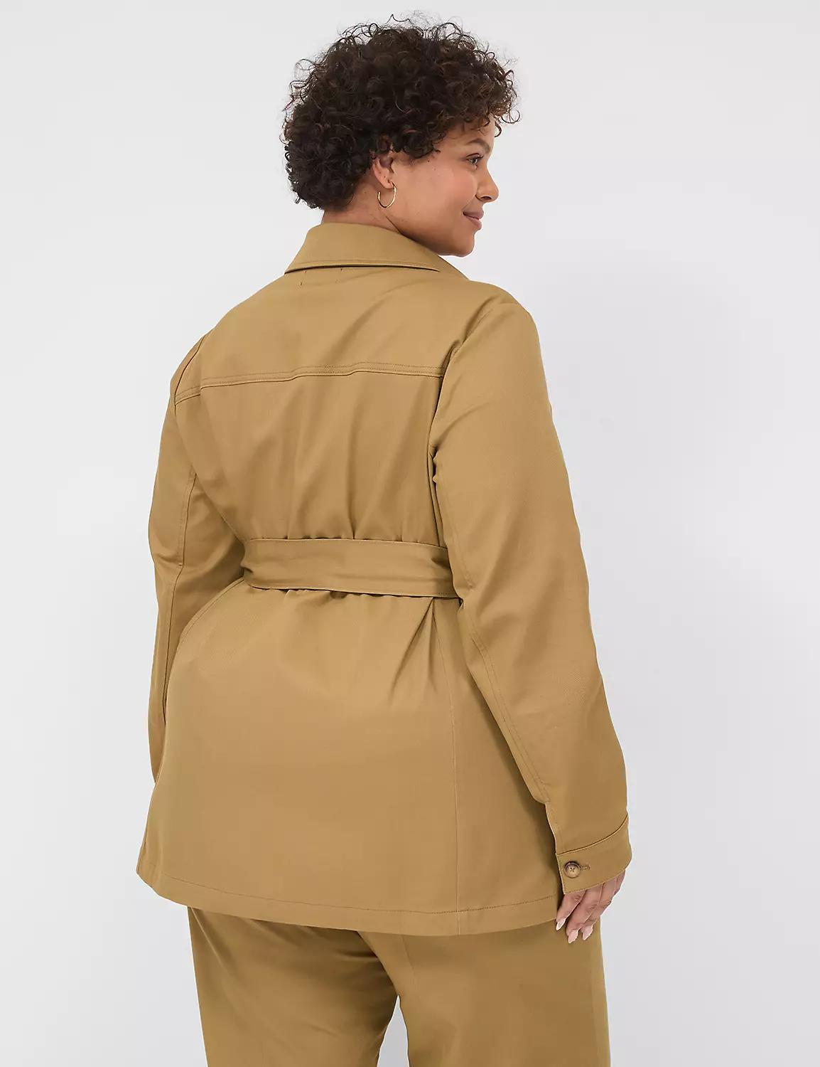 Dobby Belted Jacket Product Image