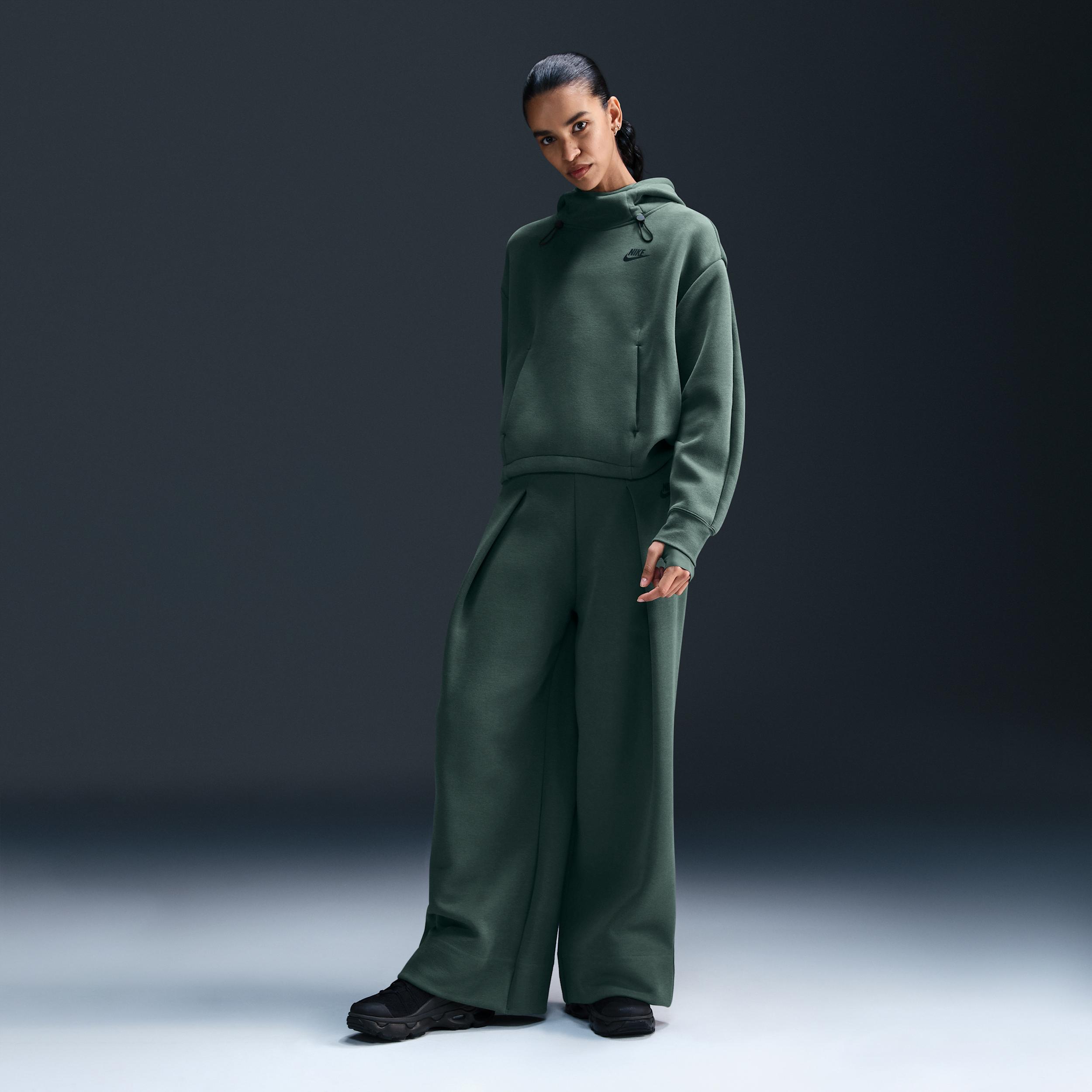 Womens Nike Sportswear Tech Fleece Oversized Hoodie | FV6322-338 Product Image