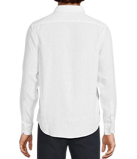 Murano Big & Tall Baird McNutt Linen Classic Fit Solid Long Sleeve Woven Shirt Product Image