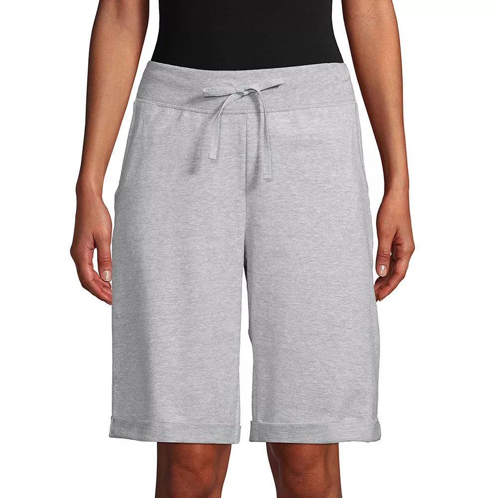 Women's Hanes® French-Terry Bermuda Shorts,  Product Image