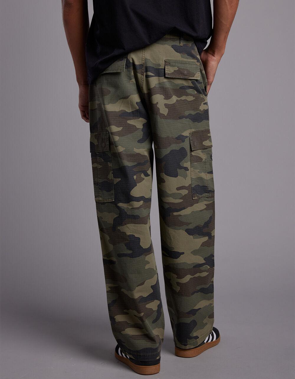 RSQ Mens Loose Cargo Ripstop Pants - ACORN Product Image