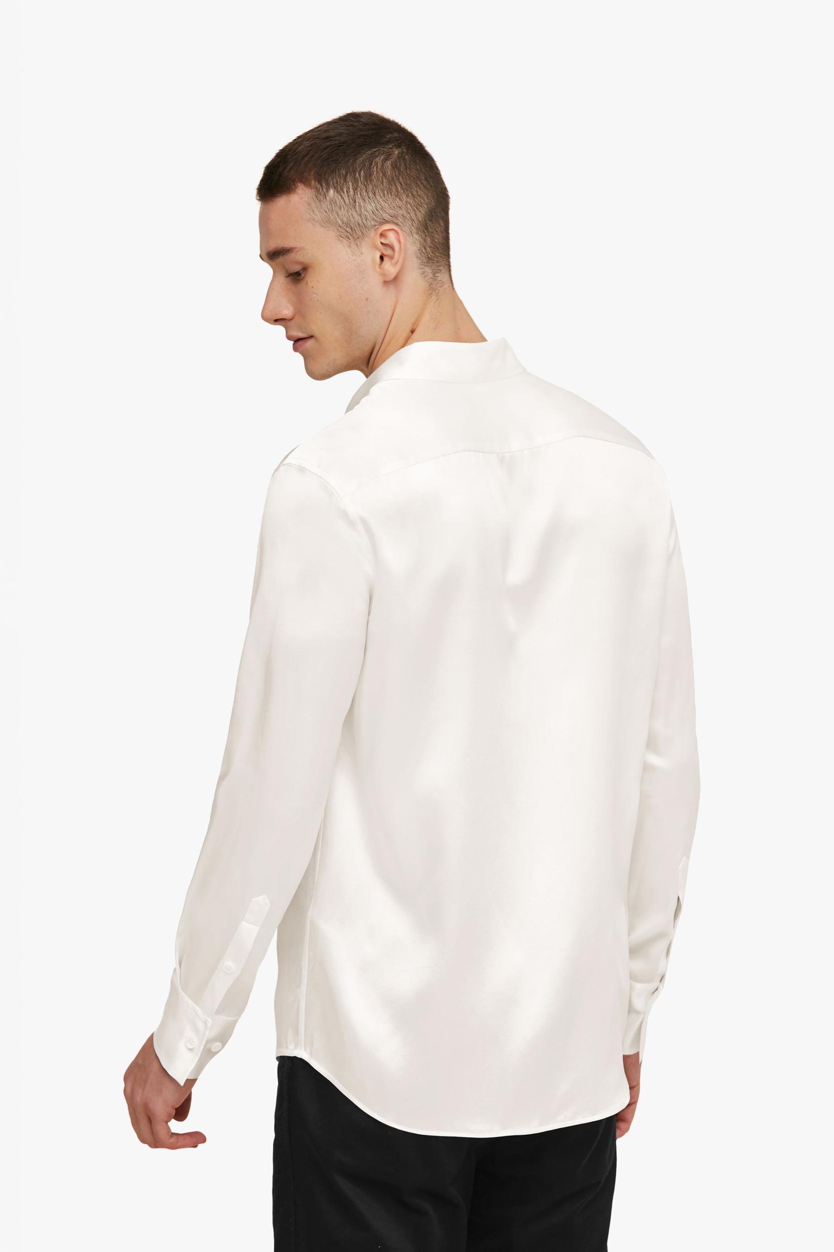 Mulberry Silk Basic Mens Shirt Product Image