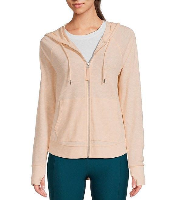 Kinesis Long Sleeve Zip Front Thumb Hole Hoodie Product Image