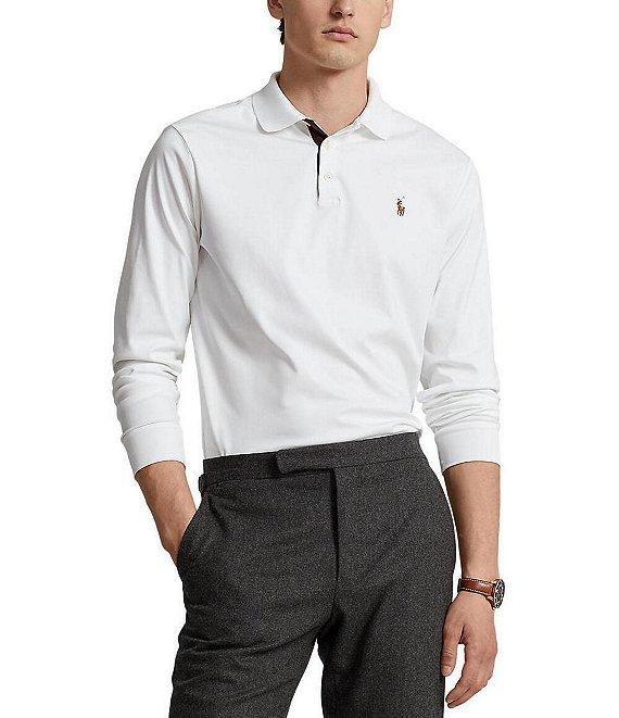 Polo Ralph Lauren Classic Fit Soft Cotton Long Sleeve Polo Shirt Product Image