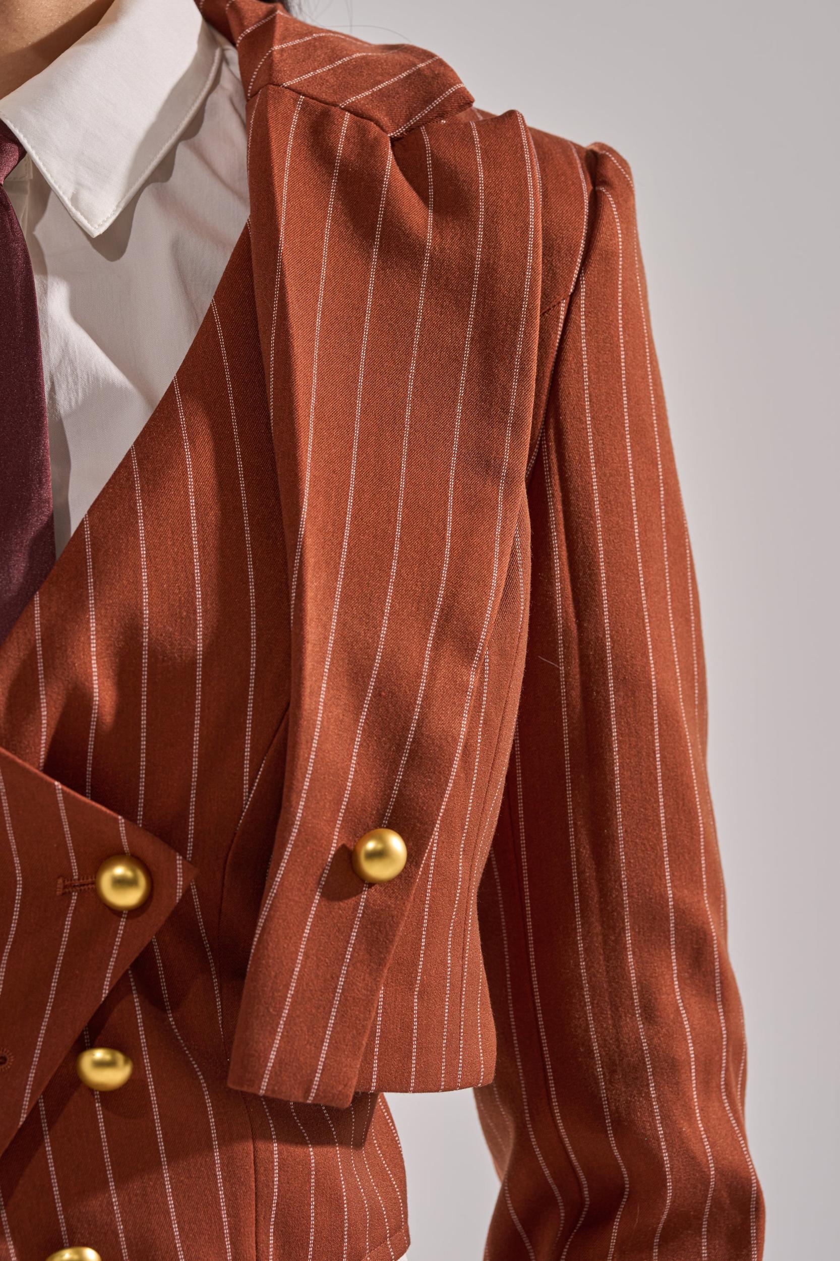 BUSINESS FIRST STRIPE BLAZER Product Image