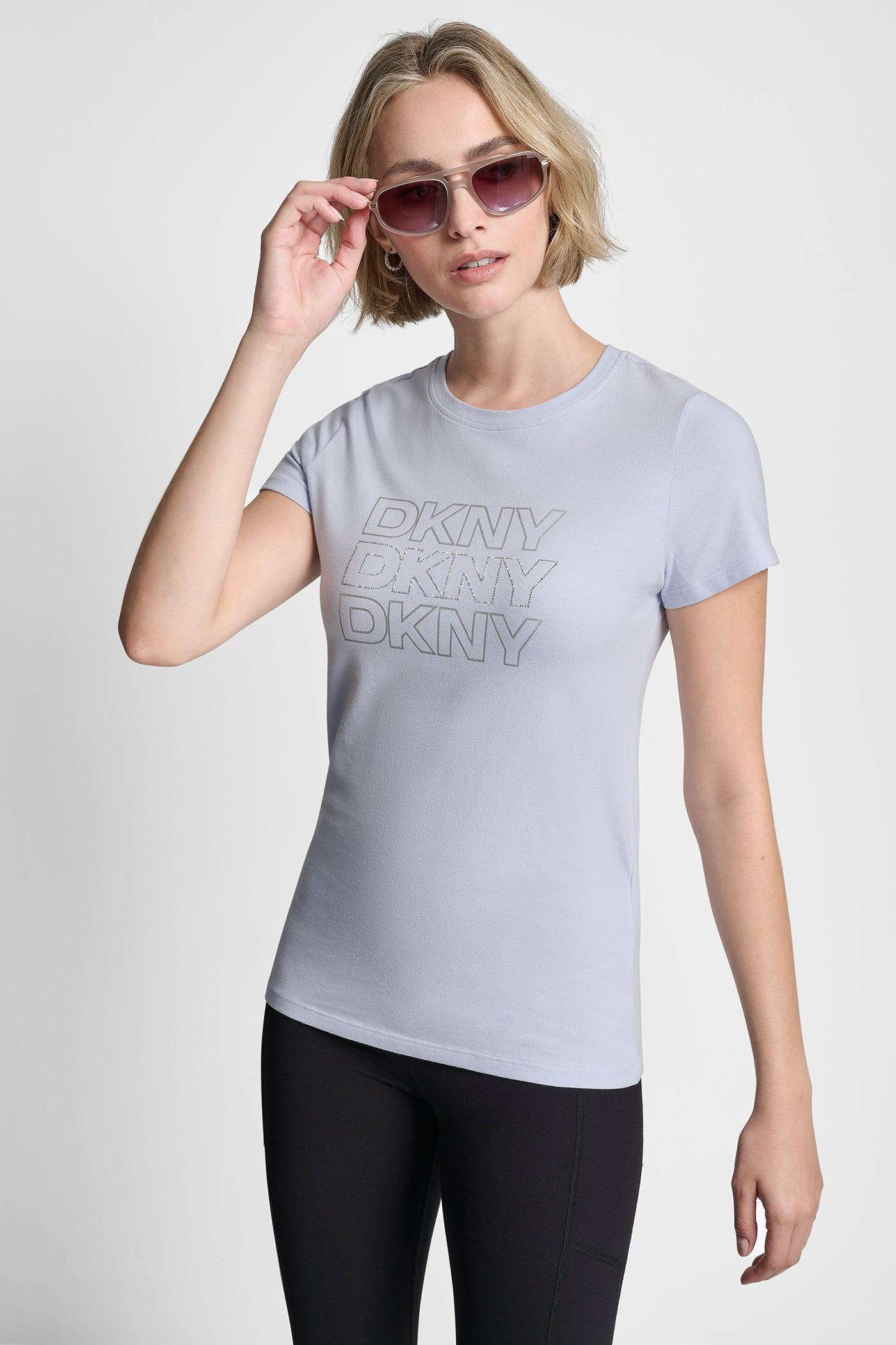 TRIPLE RHINESTONE FOIL LOGO TEE Product Image