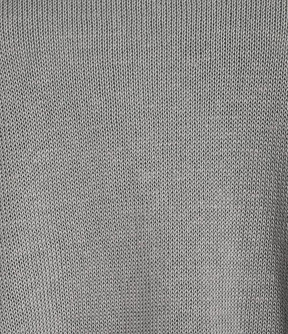 Eileen Fisher Organic Linen Cotton Cord Crew Neck Long Sleeve Top Product Image