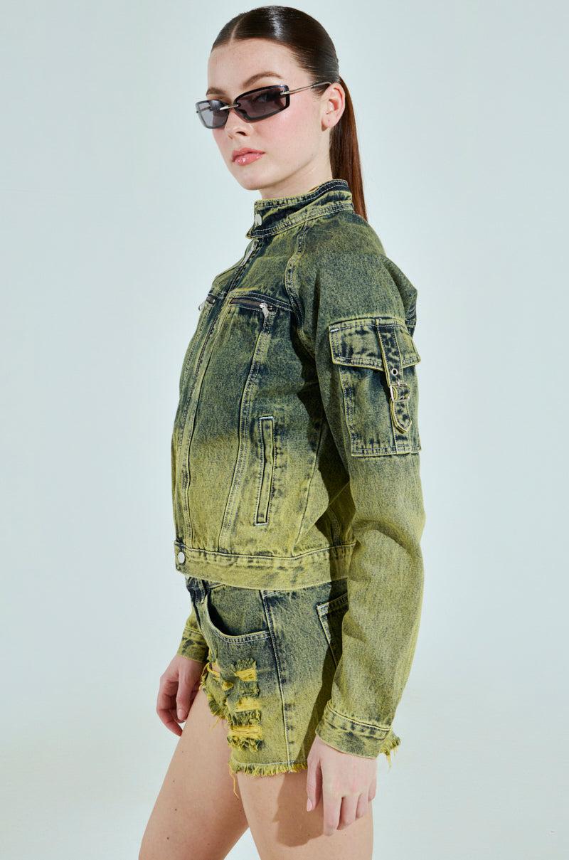 CALL ME CRAZY DENIM MOTO Product Image